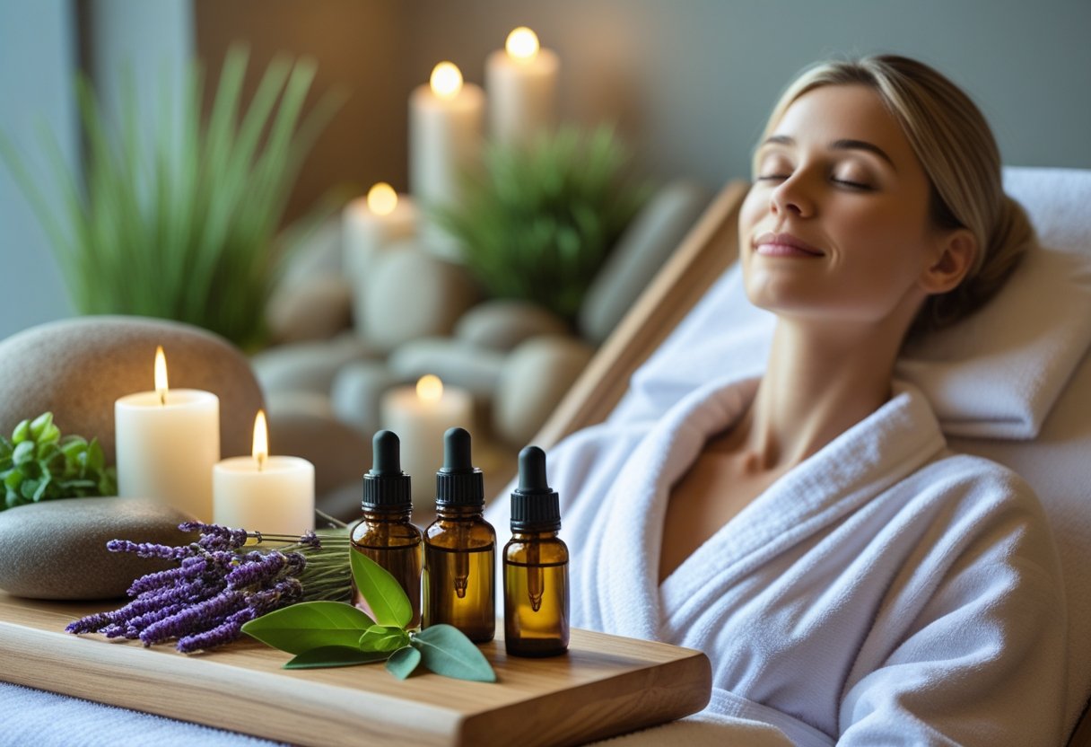 Forkael jer selv med aromaterapi og aeteriske olier til en afslappende spaoplevelse